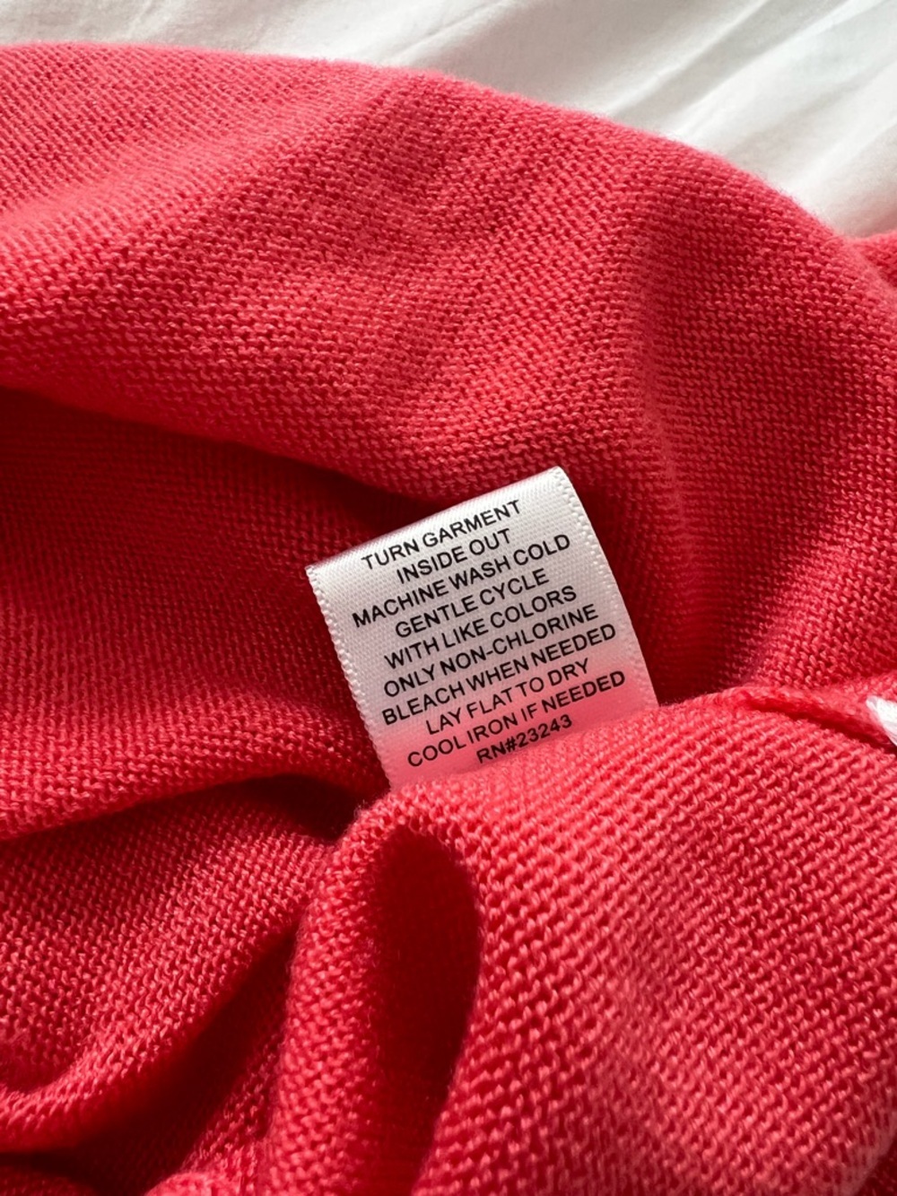New York & Company Coral Button-Front Crew 3/4 Sleeve Cardigan Sweater Size XL - Picture 6 of 7